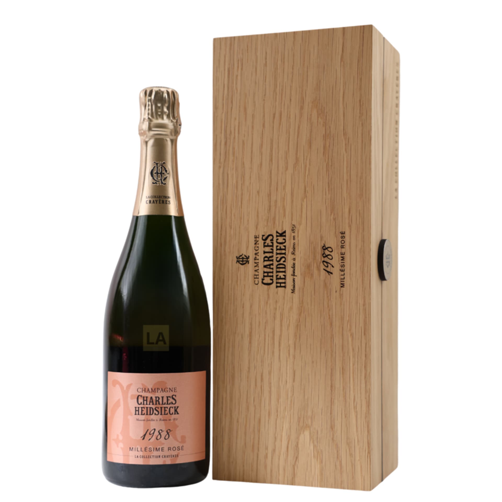 CHARLES HEIDSIECK ROSE MILLESIME 1988 12% 75CL W.BOX_0