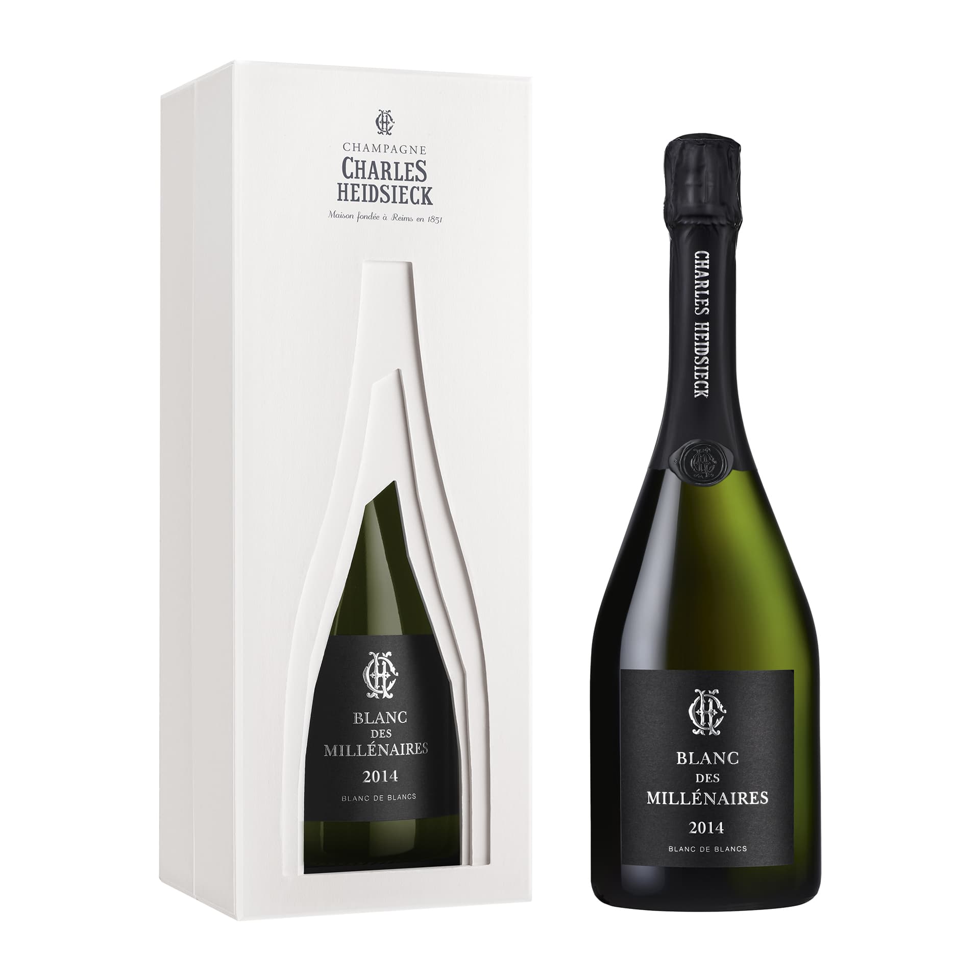 CHARLES HEIDSIECK BLANC DES MILLENAIRES  2014 12% 75CL BOX_0