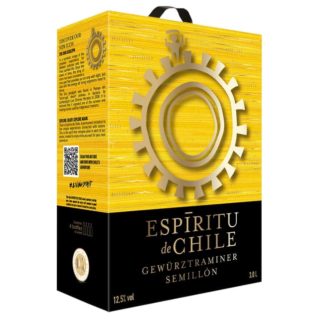 ESPIRITU DE CHILE GEWÜRZTRAMINER SEMILLON BIB 12% 300CL product_info
