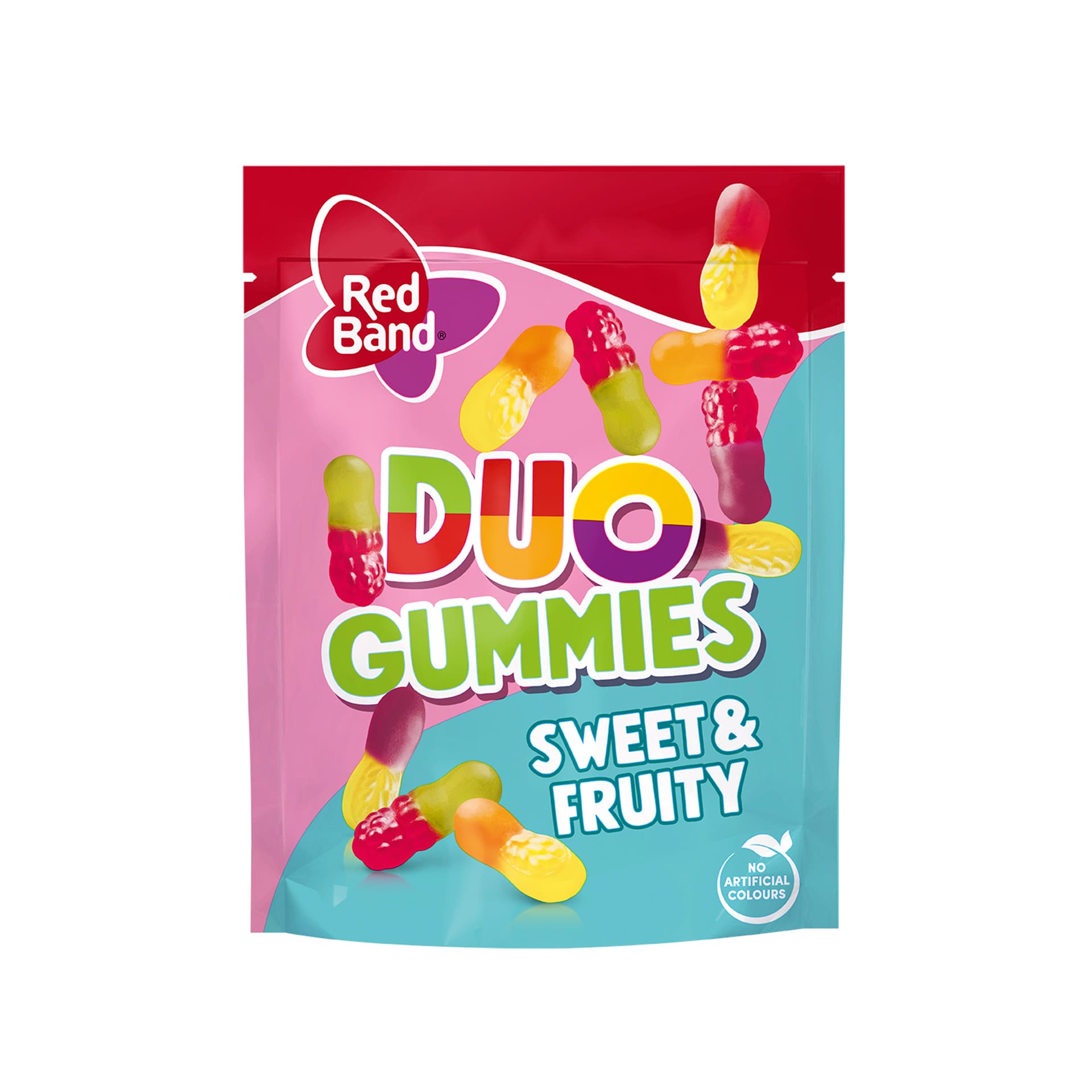 RED BAND DUO GUMMIES SWEET & FRUITY 215G_0