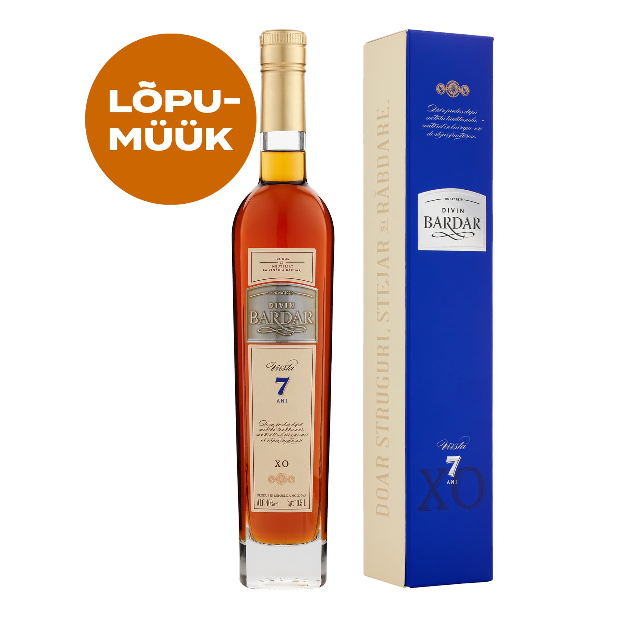 DIVIN BARDAR GOLD BRANDY 7YO 40% 50CL BOX_0