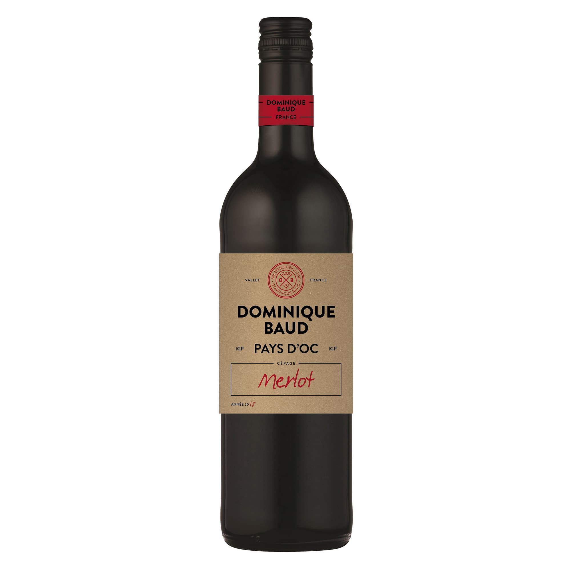 DOMINIQUE BAUD MERLOT 13,5% 75CL_0