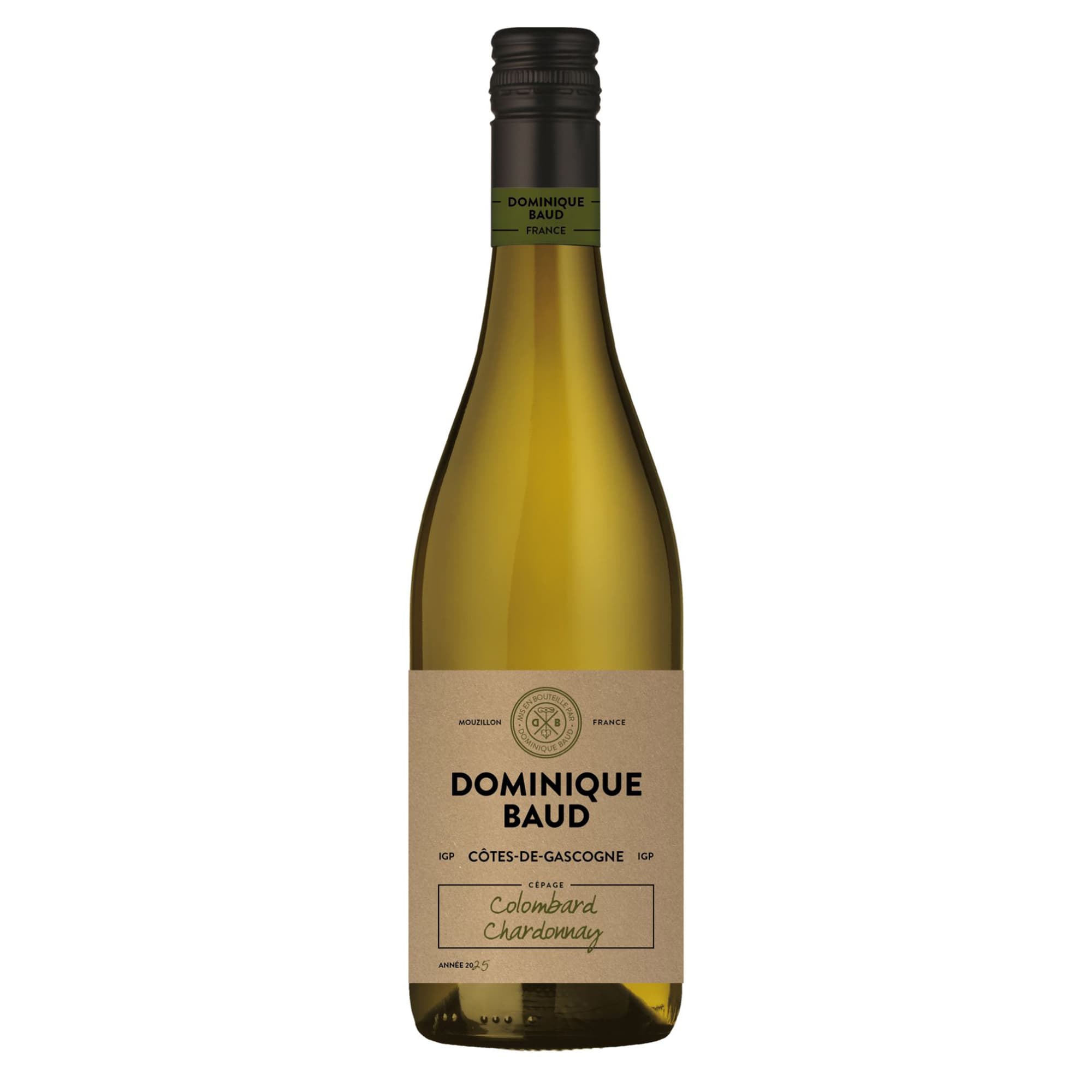 DOMINIQUE BAUD COLOMBARD CHARDONNAY 24 12%  75CL_0