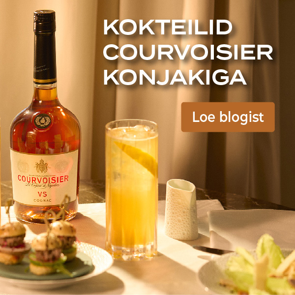 Courvoisier konjaki kokteilide retseptid, www.etridens.ee